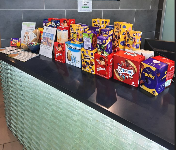 Claire House Easter egg fund-raiser