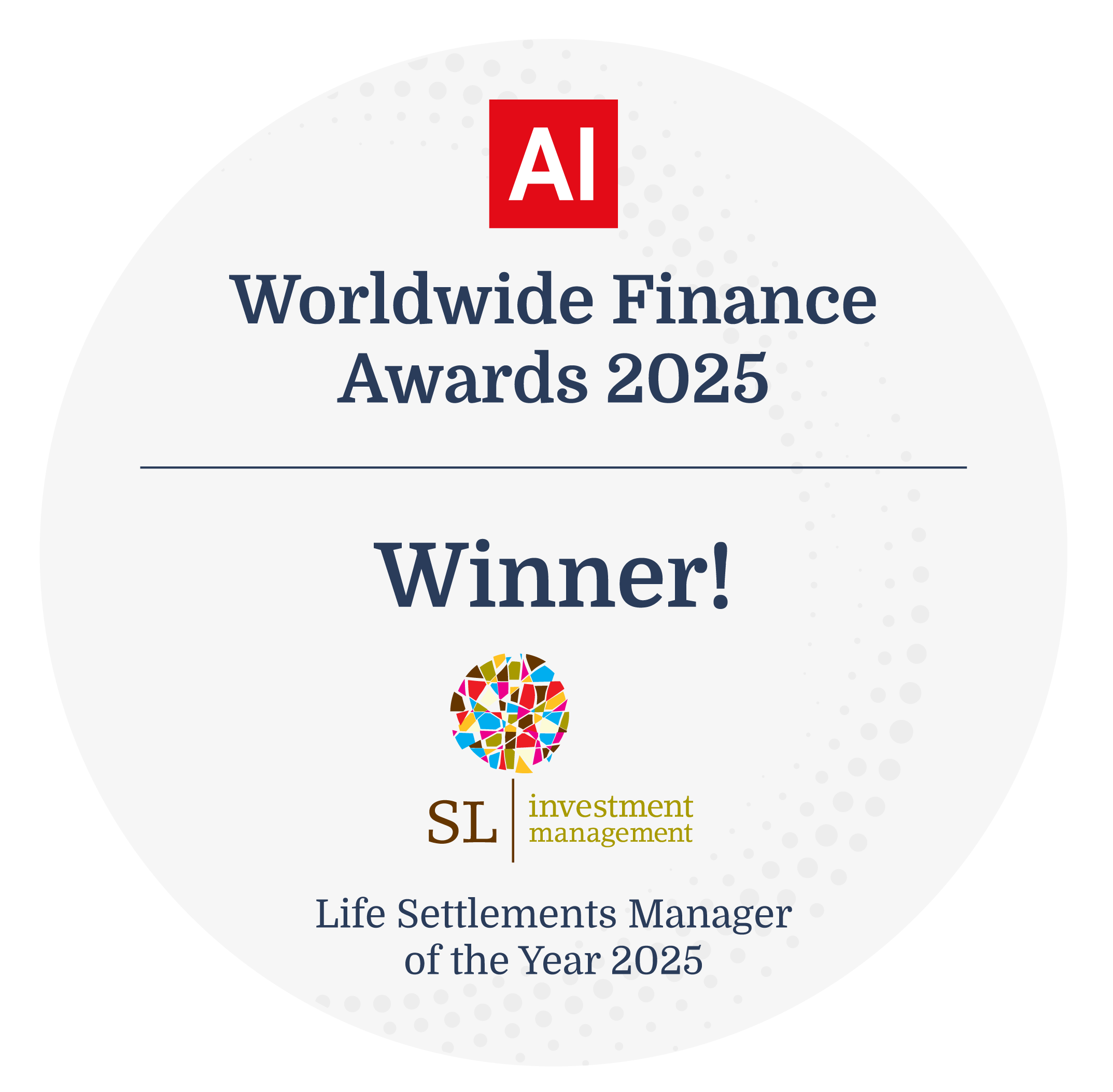 AI_SL Investment_Worldwide Finance Awards 2025_Winners Badge